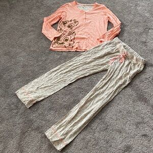 Disney Chip & Dale Squirrel Pajama Set SIZE S